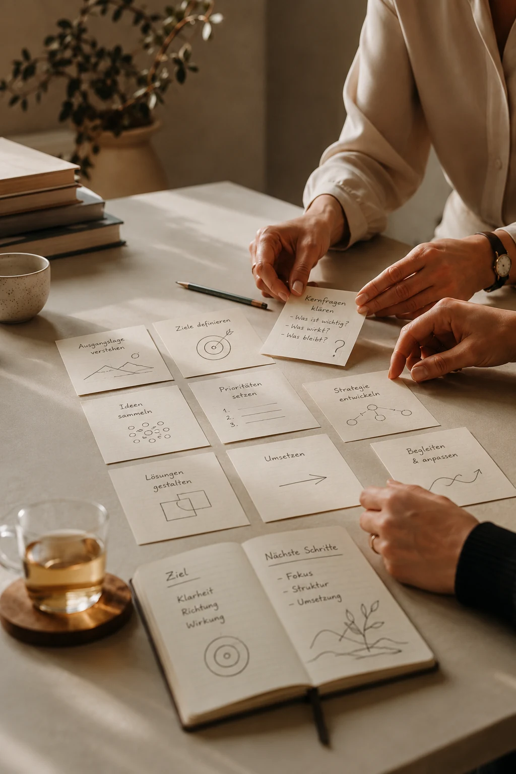 Strukturierter Prozess für Strategieentwicklung, Prozessoptimierung und digitale Transformation